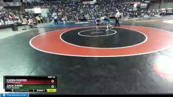 2A 152 Cons. Round 1 - Zach Gavin, Port Angeles vs Caden Porter, Columbia River