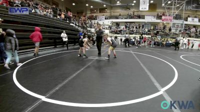 85 lbs Semifinal - River Holcomb, Tecumseh Youth Wrestling vs Nathanial Brunson, Noble Takedown Club