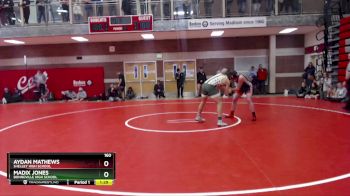 160 lbs Semifinal - Aydan Mathews, Shelley High School vs Madix Jones, Bonneville High School