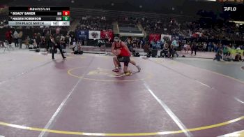 175 lbs 5th Place Match - Boady Baker, Minico vs Hagen Robinson, Elko