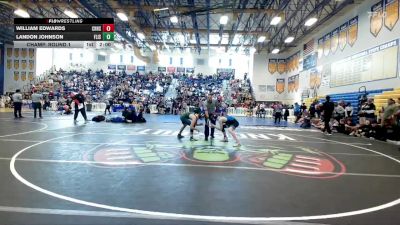126 lbs Champ. Round 1 - William Edwards, Charlotte Hs vs Landon Johnson, Fleming Island