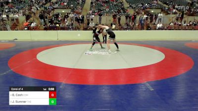 160 lbs Consi Of 4 - Bronc Cash, Commerce Wrestling Club vs John Henry Sumner, The Storm Wrestling Center