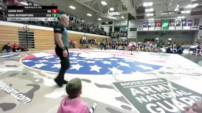 144 lbs Quarterfinals (8 Team) - Ezra Rutherford, Stanley County vs Jaden Bult, Bon Homme/Avon