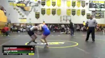 126 lbs Consolation Bracket - Nathan Wilson, Stow, OH vs Lucas Weinert, Revere