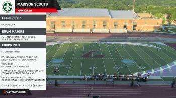 Madison Scouts "MadiSpin" at 2026 River City Rhapsody