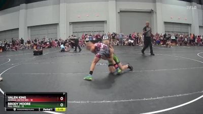 70 lbs Round 3 (8 Team) - Brody Moore, Full Circle vs Valen King, Georgia United Red