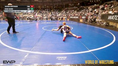 85 lbs Quarterfinal - Jaxon Huffman, Team Tulsa Wrestling Club vs Ivan Gore, Nolf Wrestling Academy