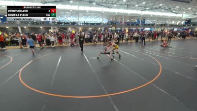 120 lbs Cons. Round 1 - David Cotleur, Brecksville vs Brice La Fleur, Unattached