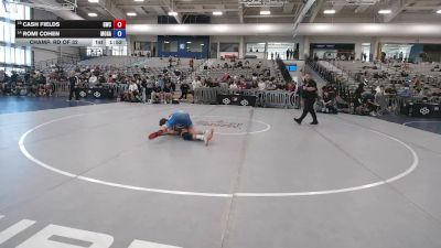132 lbs Champ. Rd Of 32 - Cash Fields, Granite Wrestling Club vs Romi Cohen, Monster Garage