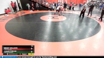 182 lbs Cons. Round 5 - Conor Phelan, Chicago (MARIST) vs Brody Williams, YORKVILLE (HS)