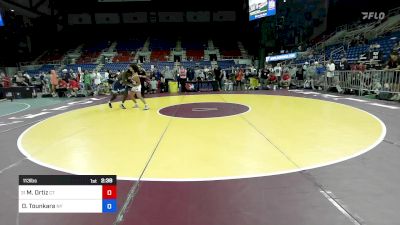 113 lbs Cons 16 #2 - Michael Ortiz, CT vs Oumar Tounkara, NY