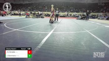 4A-165 lbs Champ. Round 1 - Nathan Stroble, HILLDALE vs Jance Sommers, POTEAU
