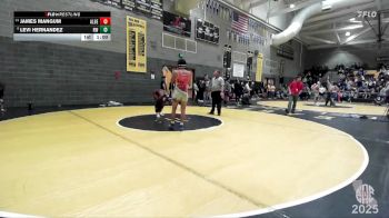 153 lbs Cons. Round 3 - Levi Hernandez, Richgrove Warriors vs James Mangum, Spartans Wrestling