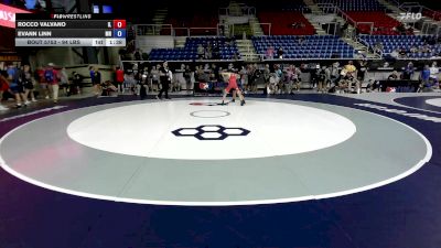 94 lbs Cons. Sub-rd Of 16 - Rocco Valvano, IL vs Evann Linn, MN