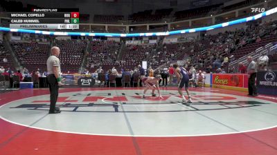 121 lbs Preliminaries - Michael Copello, Ridgway vs Caleb Hummel, Philipsburg-Osceola