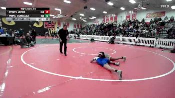 120 lbs Quarterfinal - Evelyn Lopez, Hamilton Anza vs Janali Gonzalez, Highland (Bakersfield)