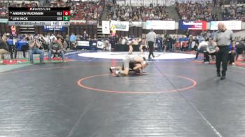 A - 110 lbs Champ. Round 1 - Levi Nick, Libby / Troy vs Andrew Ruckman, Fergus (Lewistown)