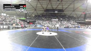 Boys 4A 126 lbs Champ. Round 2 - Alejandro Parra, Mariner vs Malachi Pettis, Sumner