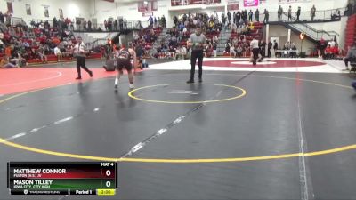 175 lbs Quarterfinal - Mason Tilley, Iowa City, City High vs Matthew Connor, Fulton (H.S.) JV