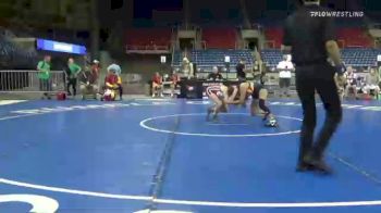 100 lbs Consi Of 16 #2 - Lillian Jones, Arkansas vs Isabella Bocanegra, Arizona