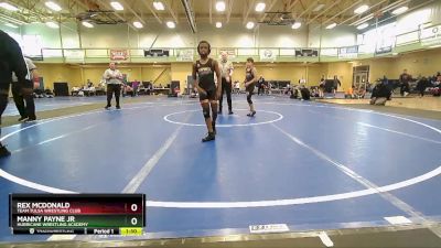 85 lbs Round 5 - Rex McDonald, Team Tulsa Wrestling Club vs Manny Payne Jr, Hurricane Wrestling Academy