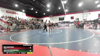 110 lbs Quarterfinal - Devyn Mccormick, Huntington Beach vs Bk Martinez, Ayala