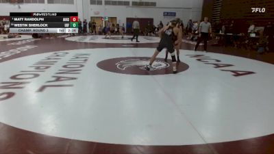 149 lbs Champ. Round 2 - Matt Randolph, Augsburg vs Westin Sherlock, Sioux Falls