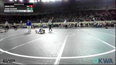 100 lbs Round Of 16 - Derek Orth, Sperry Wrestling Club vs Jacen Calhoun, Lions Wrestling Academy