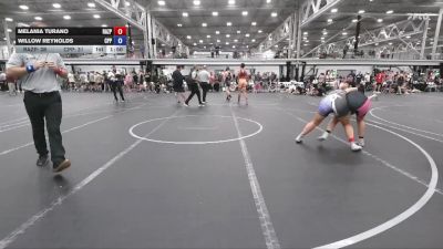 135 lbs Round 3 (6 Team) - Melania Turano, Razor PinkWave vs Willow Reynolds, Central Pennies Power