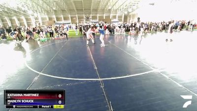 190 lbs Cons. Round 3 - Katianna Martinez, CA vs Madilyn Schuck, UT