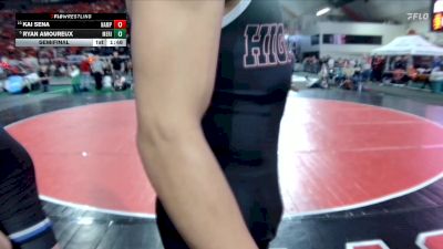 6A 144 lbs Semifinal - Kai Sena, Nampa vs Ryan Amoureux, Meridian