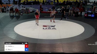 126 lbs Cons 4 - Carter Wallis, MO vs Dominic Way, WV