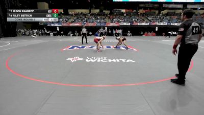 133 lbs Cons. Round 2 - 7 Jason Ramirez, Arizona Christian vs 9 Riley Bettich, Cumberlands