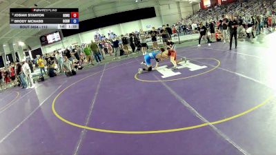 113 lbs Champ. Round 3 - Josiah Stanton, Bloomington South Wrestling Club vs Brody McNabb, Ohio Crazy Goats Wrestling