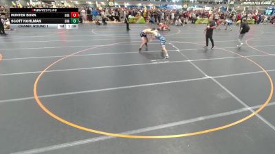 132 lbs Champ. Round 1 - Hunter Burk, Unattached vs Scott Kohlman, Unattached