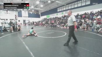 120 lbs Champ. Round 1 - Dhalia Esqueda, Arete Wrestling Academy vs Katerina Kosmitis, Monster Garage