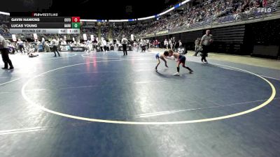 65 lbs Round Of 32 - Gavin Hankins, Oxford vs Lucas Young, Harborcreek