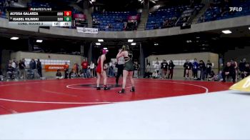 135 lbs Cons. Round 3 - Isabel Hilinski, Unattached vs Alyssa Galarza, Aurora (East)