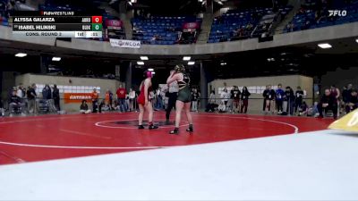 135 lbs Cons. Round 3 - Isabel Hilinski, Unattached vs Alyssa Galarza, Aurora (East)