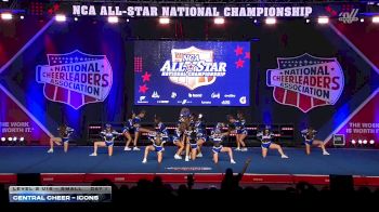 Central Cheer - Icons [2026 L2 U16 - Small Day 1] 2026 NCA All-Star National Championship