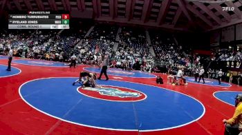 3A-113 lbs Cons. Round 1 - Ryeland Jones, White County vs Homero Turrubiates, Peach County