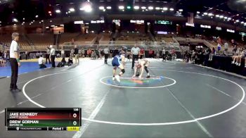 138 lbs Quarterfinal - Drew Gorman, Buford HS vs Jake Kennedy, Lovett School
