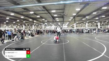 70 lbs Quarterfinal - Kaden Wentzlof, Prescott Valley Bighorns vs Marshal Stanley, AZ Tilters