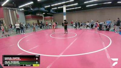 75 lbs Round 5 - Samuel Martin, Waco Wrestling Academy vs Miles McGrain, Texas Select Wrestling