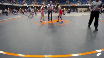 100 lbs 5th Place Match - Shayla Schielein, Canton vs Emily Peyton, Lincoln-Way Central