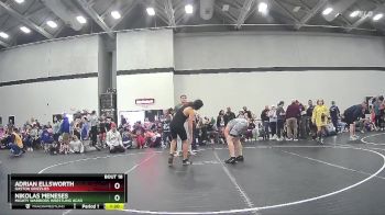 140 lbs Quarterfinal - Nikolas Meneses, Mighty Warriors Wrestling Acad vs Adrian Ellsworth, Gaston Grizzlies