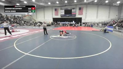 126 lbs Round 2 (3 Team) - Justin Jones, Port Jervis Sr HS vs Connor McCaffrey, Canisteo-Greenwood Sr HS