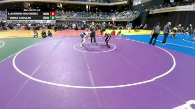 5A 113 lbs Cons. Round 2 - Jonas Casillas, El Paso Del Valle vs Alejandro Rodriguez, Uvalde