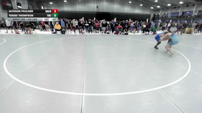 150 lbs Cons. Rd Of 16 - Jackson Paulsen, MO West Championship Wrestling Club vs Tensei Thompson, Team Idaho Wrestling Club
