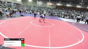 126 lbs 5th Place - Robert Hoyopatubbi, Gold Rush Wrestling vs Mario Escajeda, Nevada Elite